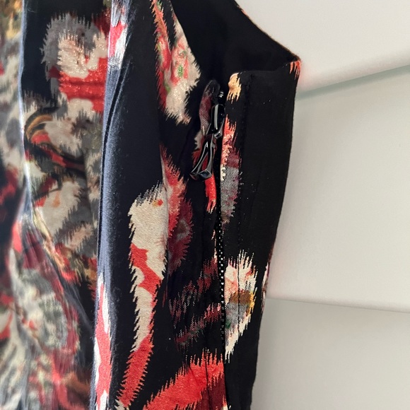 ANTHROPOLOGIE Leifsdottir “Adelita” Brocade Floral Metallic Dress, Size 6 - Picture 10 of 15